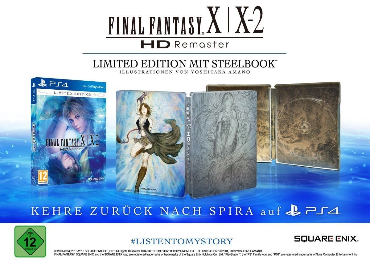Final Fantasy X/X-2 Steelbook Limited Edition - PlayStation 4