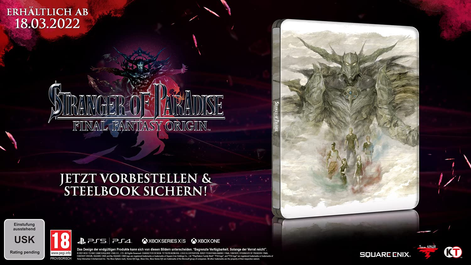 Stranger of Paradise Final Fantasy Origin Steelbook Edition PlayStation 5