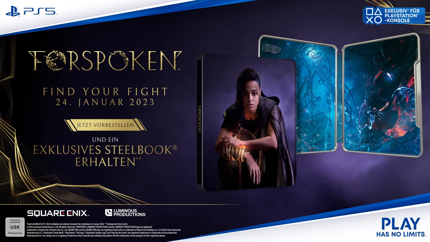 Forspoken Steelbook Edition PlayStation 5