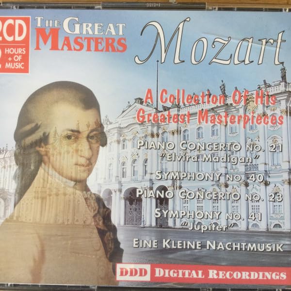 A Collection Of His Greatest Masterpieces (Piano Concerto No. 21 "Elvira Madigan" / Symphony No. 40 / Piano Concerto No. 23 / Symphony No. 41 "Jupiter" / Eine Kleine Nachtmusik) book