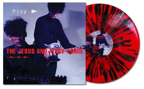 45s: 84-85 - Limited Red Splatter Colored Vinyl Rock