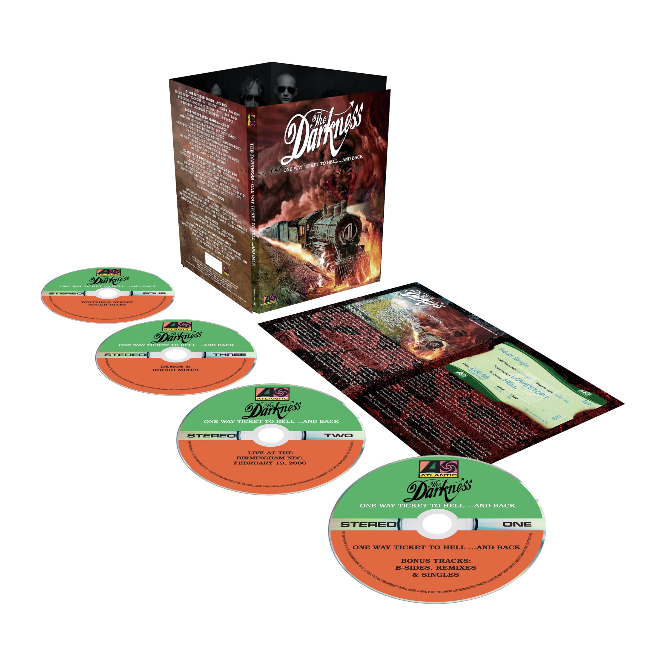 One Way Ticket to Hell...and Back (Coffret 4cd - 20ème Anniversaire) cd