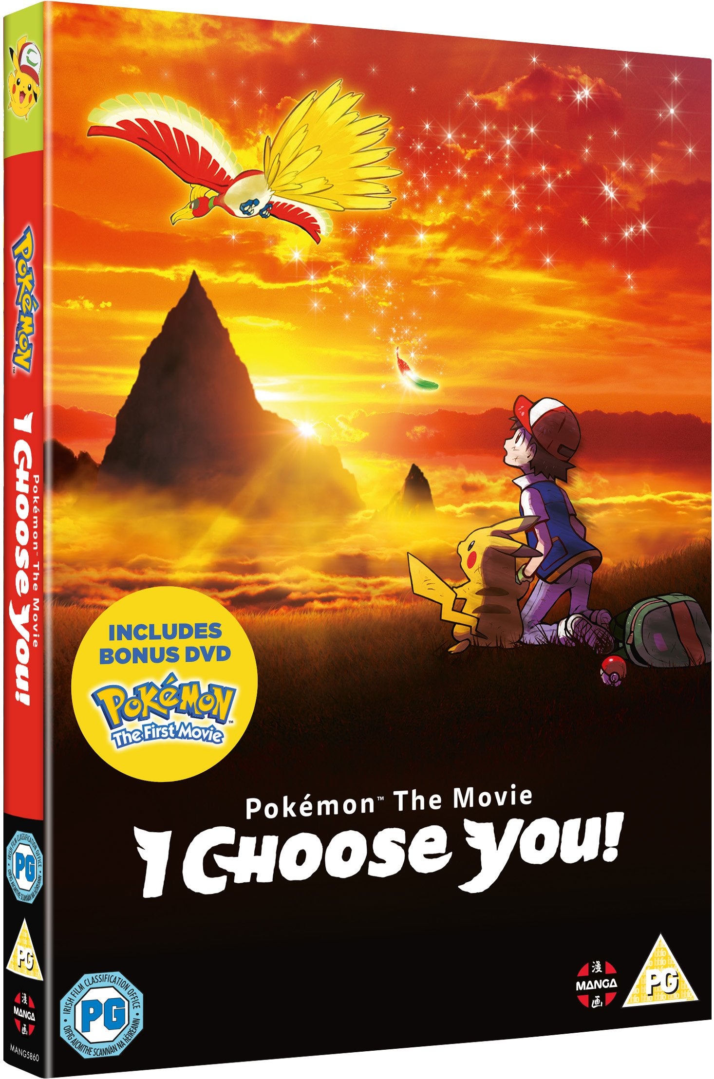 Pokemon The Movie: I Choose You! DVD with Bonus First Movie Disc Movies