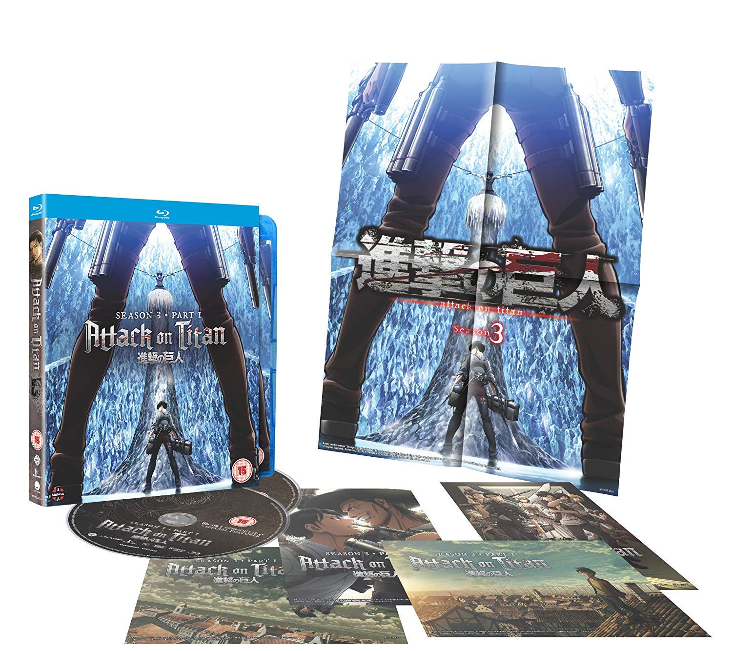Attack on Titan: Season Three Part One - Collectors' Edition Blu-ray Films