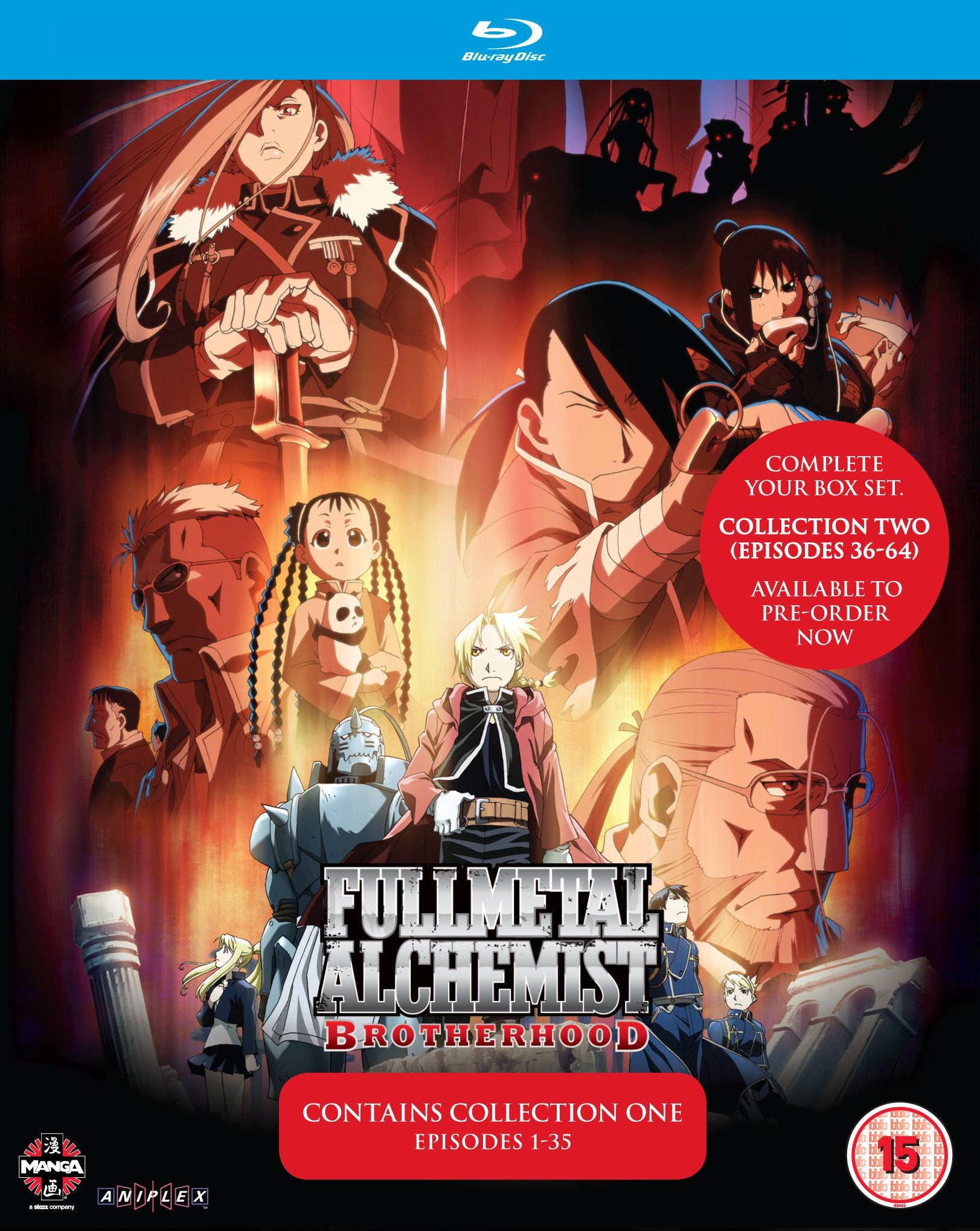 Fullmetal Alchemist Brotherhood: The Complete Collection One, Episodes 1-35 Films