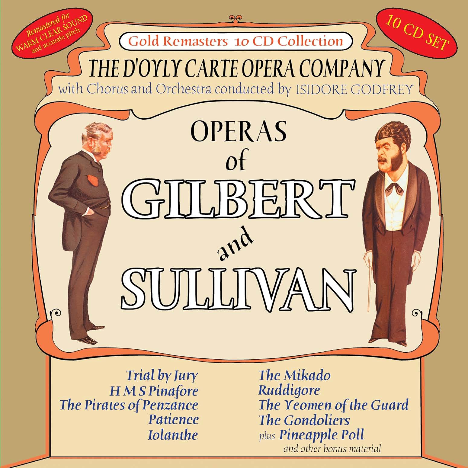 Operas of Gilbert and Sullivan cd
