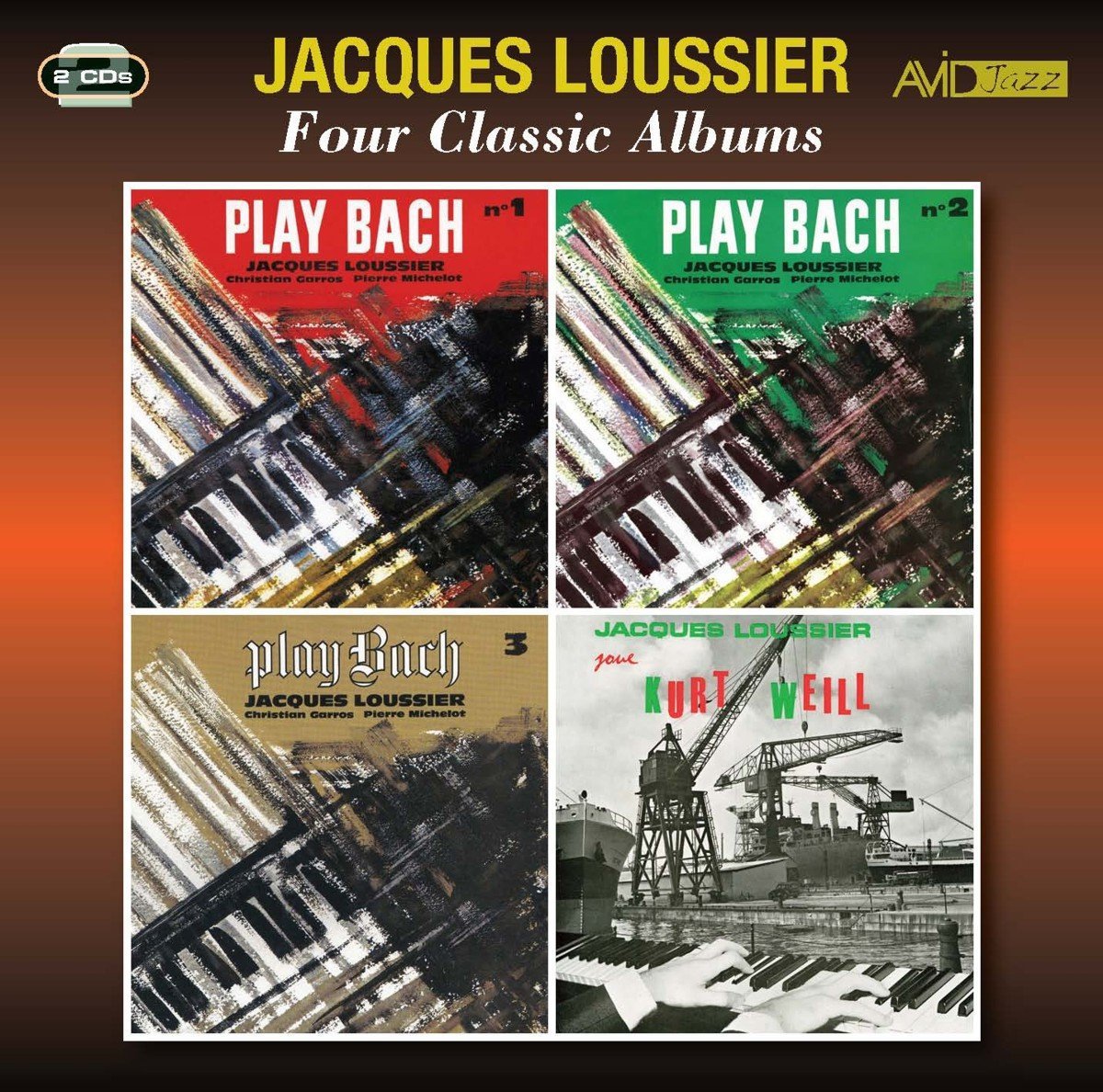 Four Classic Albums (Play Bach Vol 1 / Play Bach Vol 2 / Play Bach Vol 3 / Jacques Loussier Joue Kurt Weill) Jazz