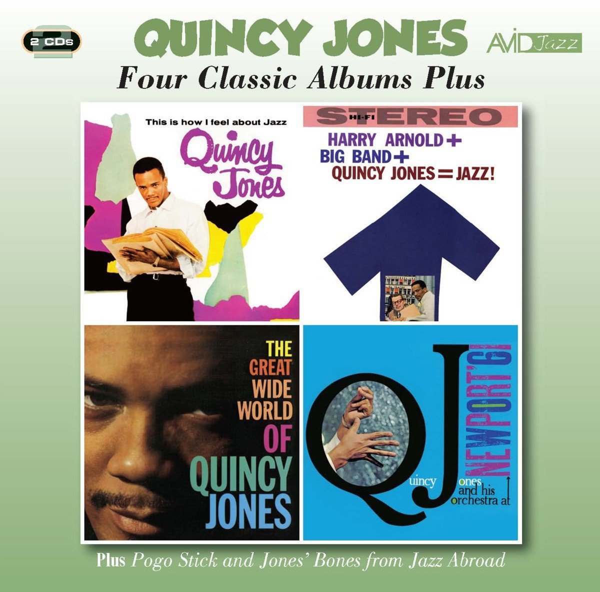 Four Classic Albums Plus (This Is How I Feel About Jazz / Harry Arnold + Big Band + Quincy Jones = Jazz / The Great Wide World Of Quincy Jones / At Newport '61) cd