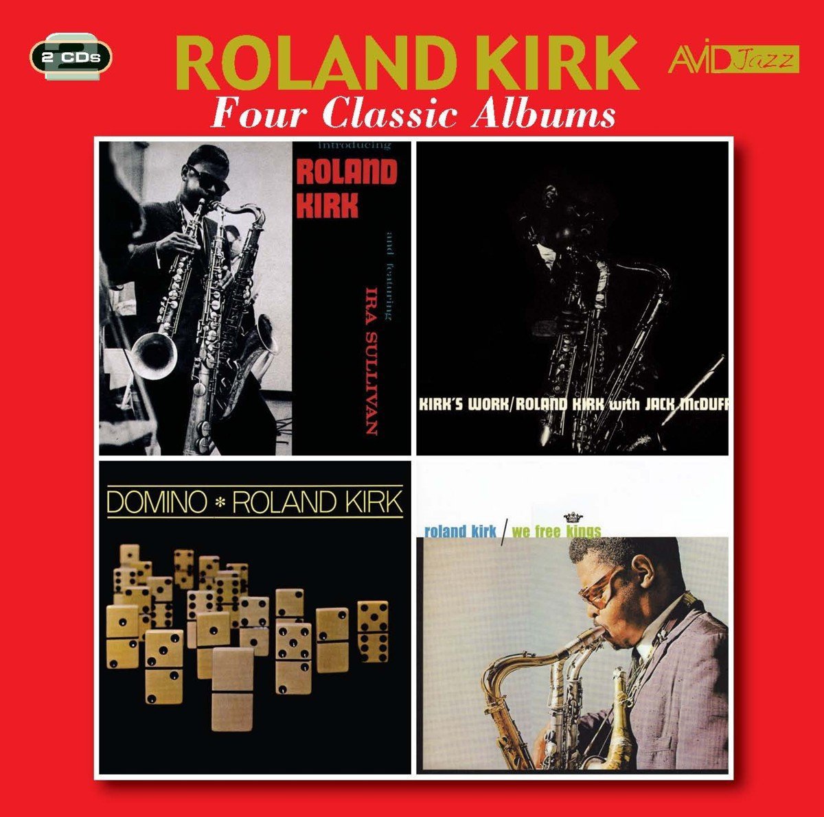 Four Classic Albums (Introducing Roland Kirk/Kirk's Work/We Free Kings/Domino) Jazz
