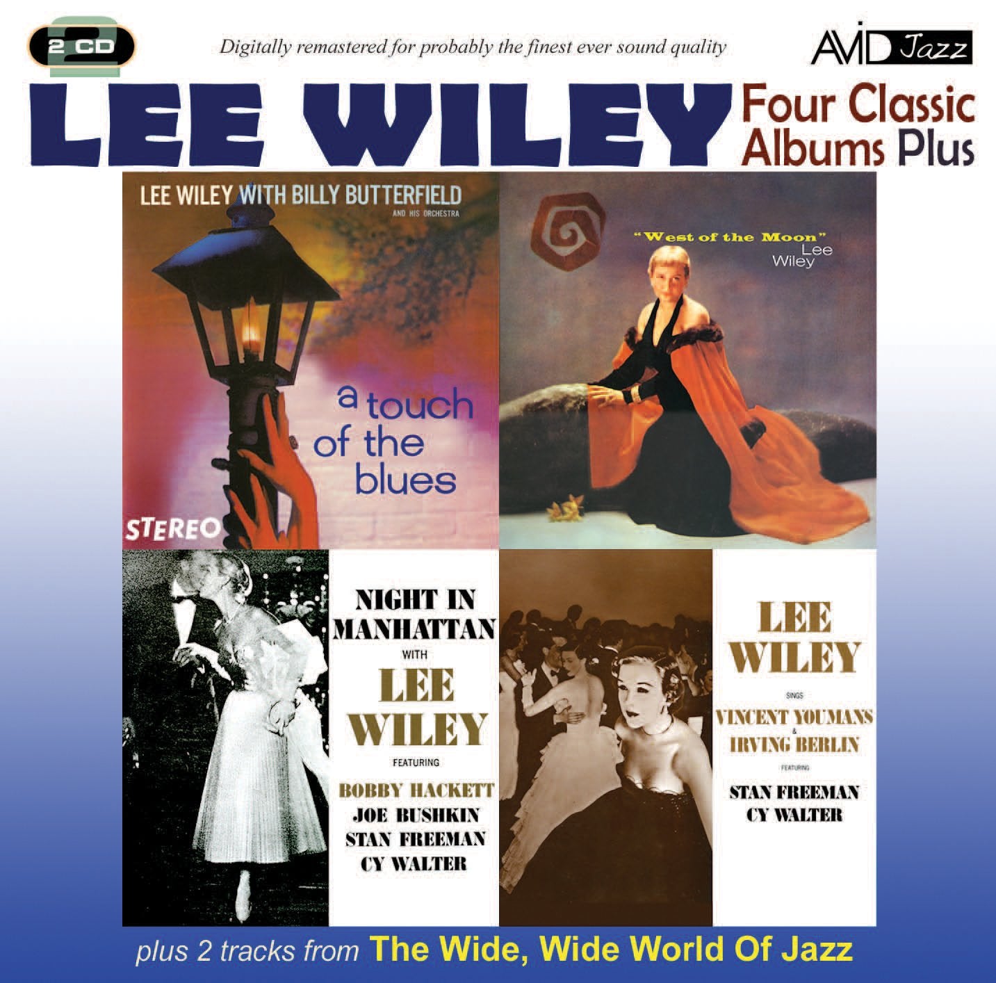 Four Classic Albums Plus (Night In Manhattan / Lee Wiley Sings Vincent Youmans & Irving Berlin / West Of The Moon / A Touch Of The Blues) Jazz