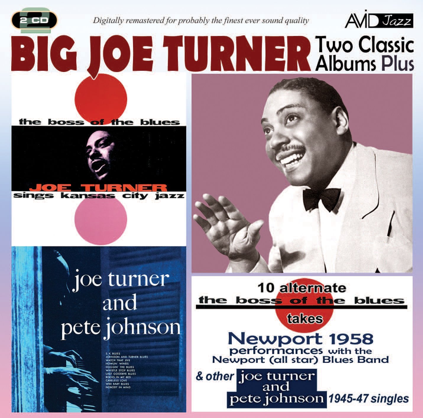 Two Classic Albums Plus Other 1945-47 Singles (The Boss Of The Blues / Joe Turner & Pete Johnson) Blues