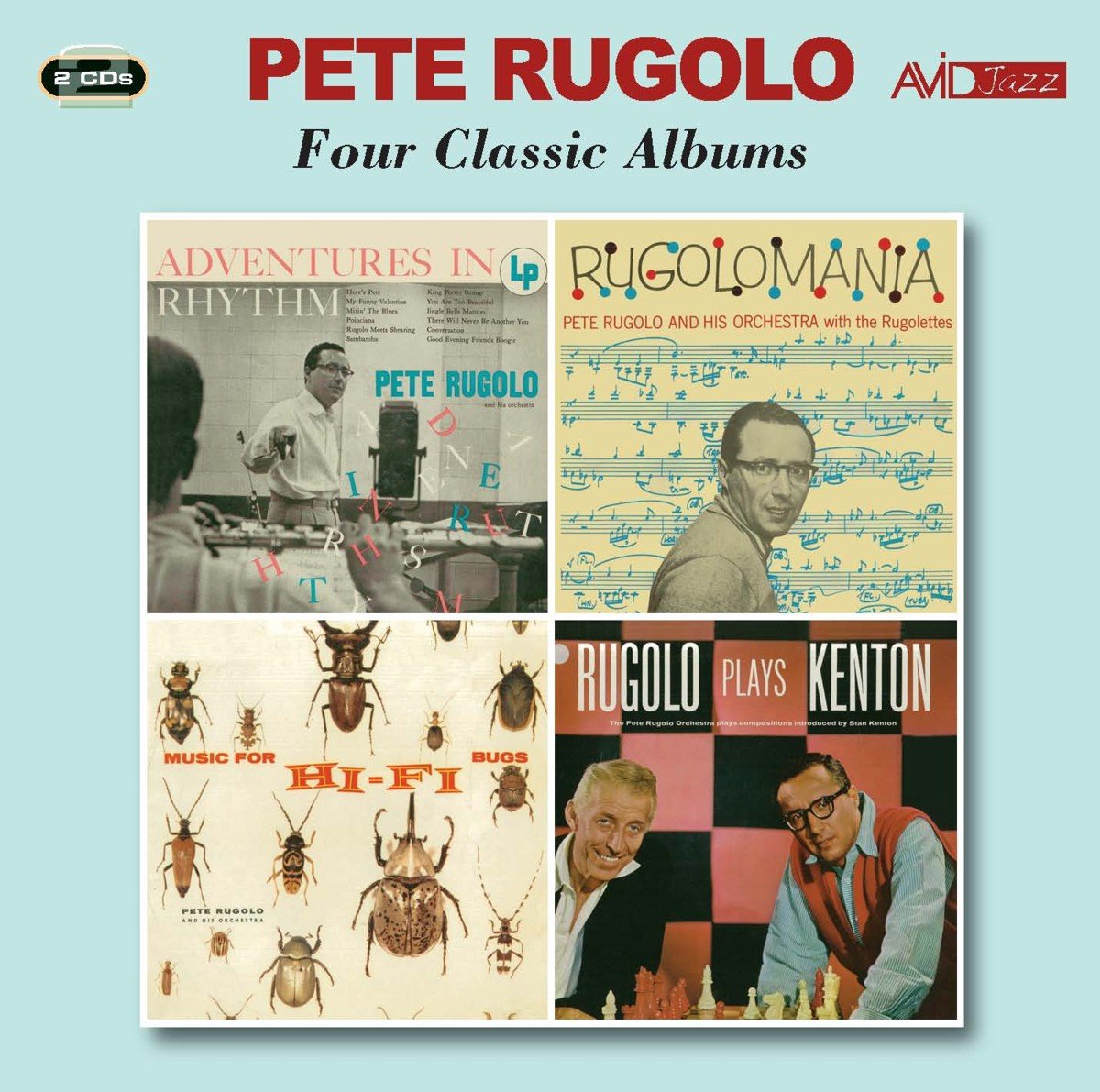 Four Classic Albums (Adventures In Rhythm / Rugolomania / Music For Hi-Fi Bugs / Rugolo Plays Kenton) Jazz