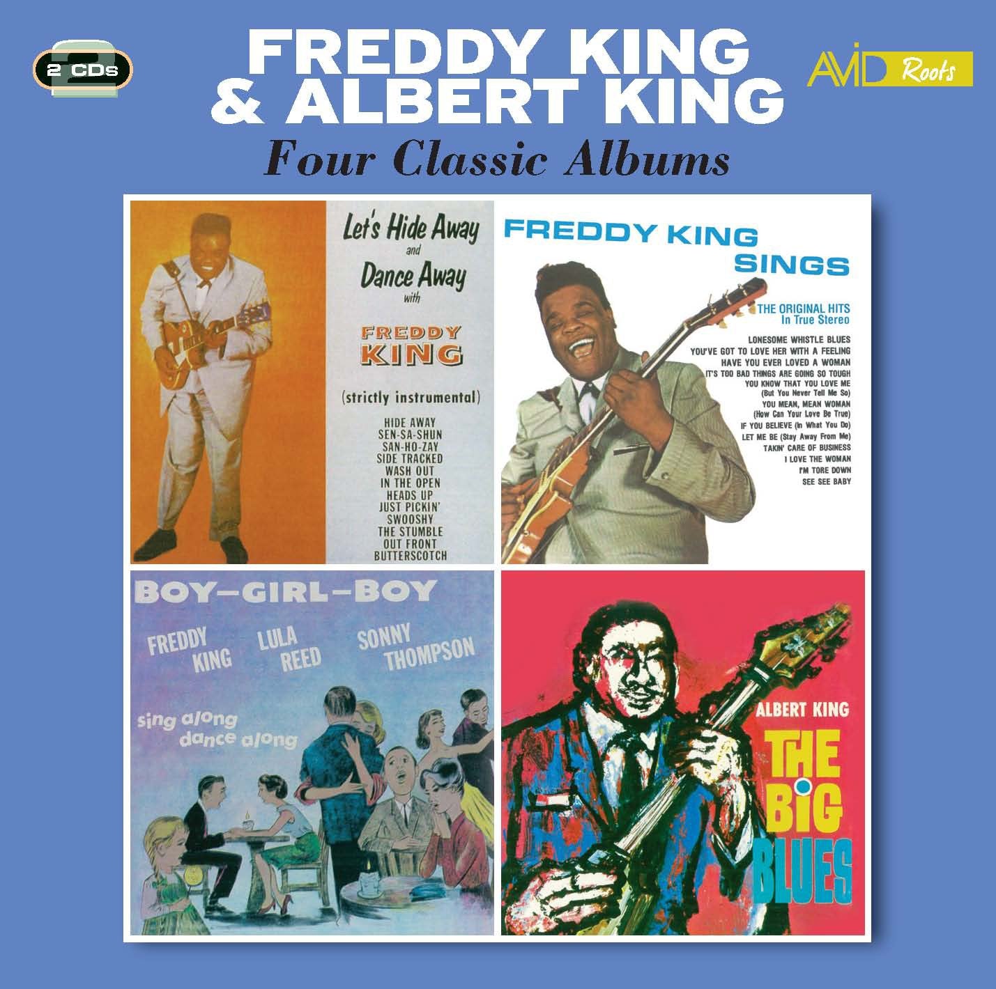 Four Classic Albums (Let's Hide Away And Dance Away With Freddy King / Freddy King Sings / Boy Girl Boy /The Big Blues) Rock