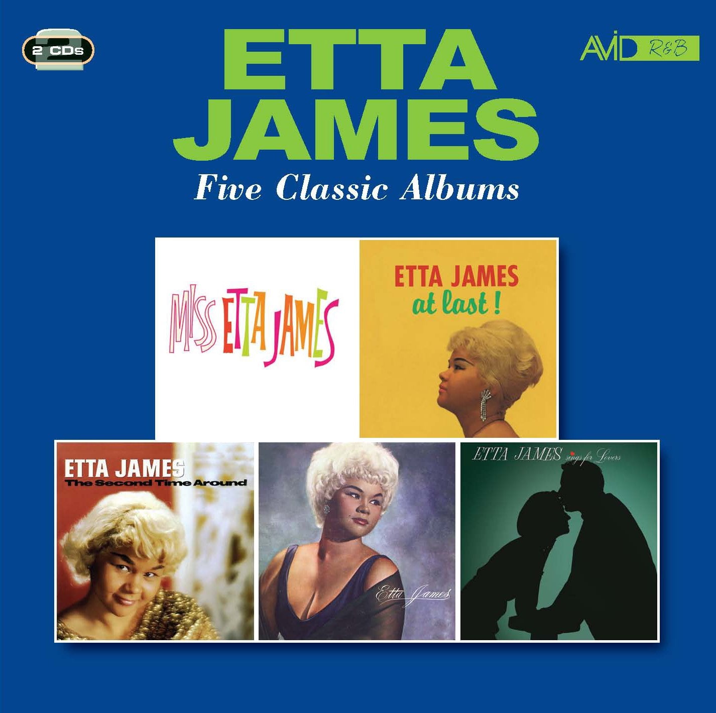 Five Classic Albums (Miss Etta James / At Last! / Second Time Around / Etta James / Sings For Lovers) cd