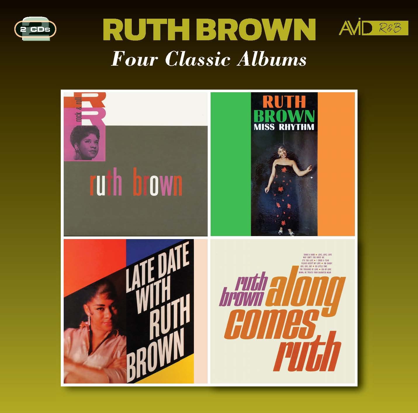 Four Classic Albums (Rock & Roll / Miss Rhythm / Late Date With Ruth Brown / Along Comes Ruth) Funk, R&B & Soul