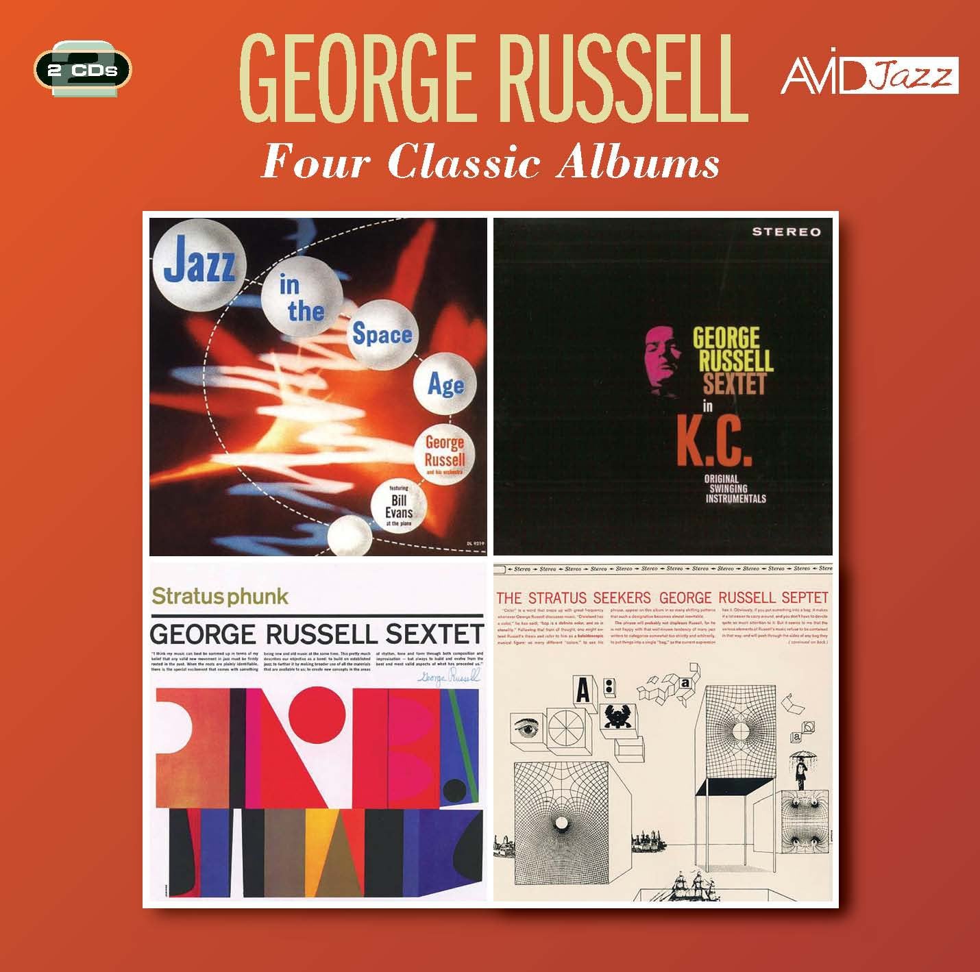 Four Classic Albums (Jazz In The Space Age / George Russell Sextet In K.C. / Stratusphunk / The Stratus Seekers) cd