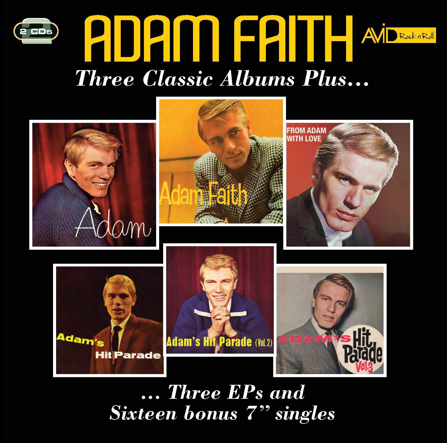 Three Classic Albums Plus (Adam / Adam Faith / From Adam With Love) cd