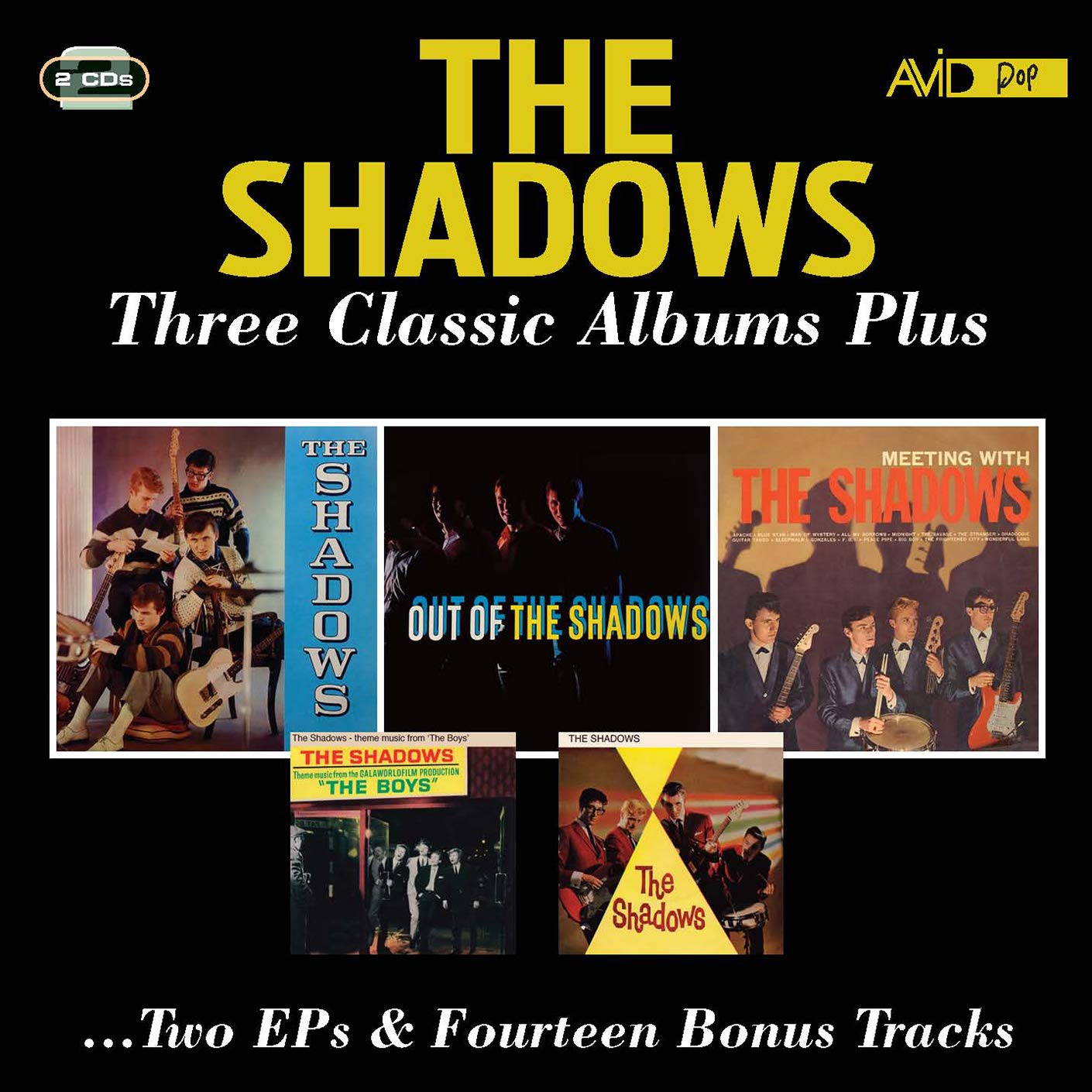 Three Classic Albums Plus (The Shadows / Out Of The Shadows / Meeting With The Shadows) Pop