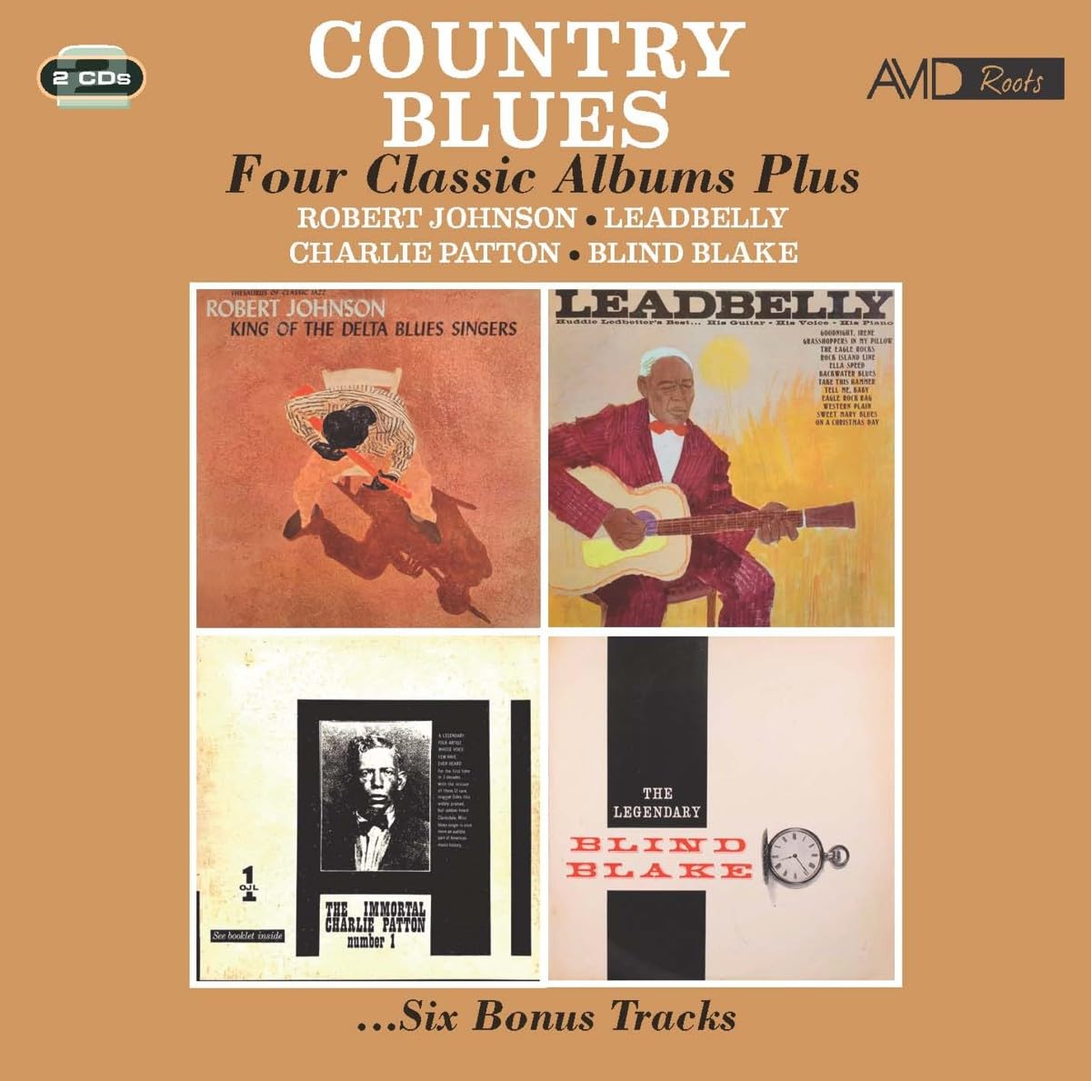 Country Blues - Four Classic Albums Plus Country & Folk