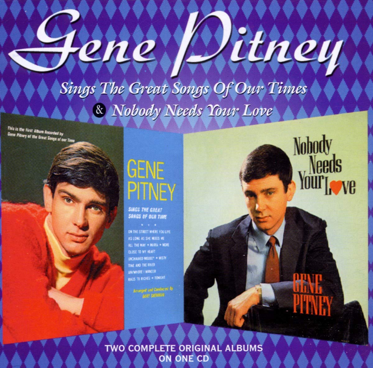 Sings the Great Songs of Our Time/Nobody Needs Your Love Pop