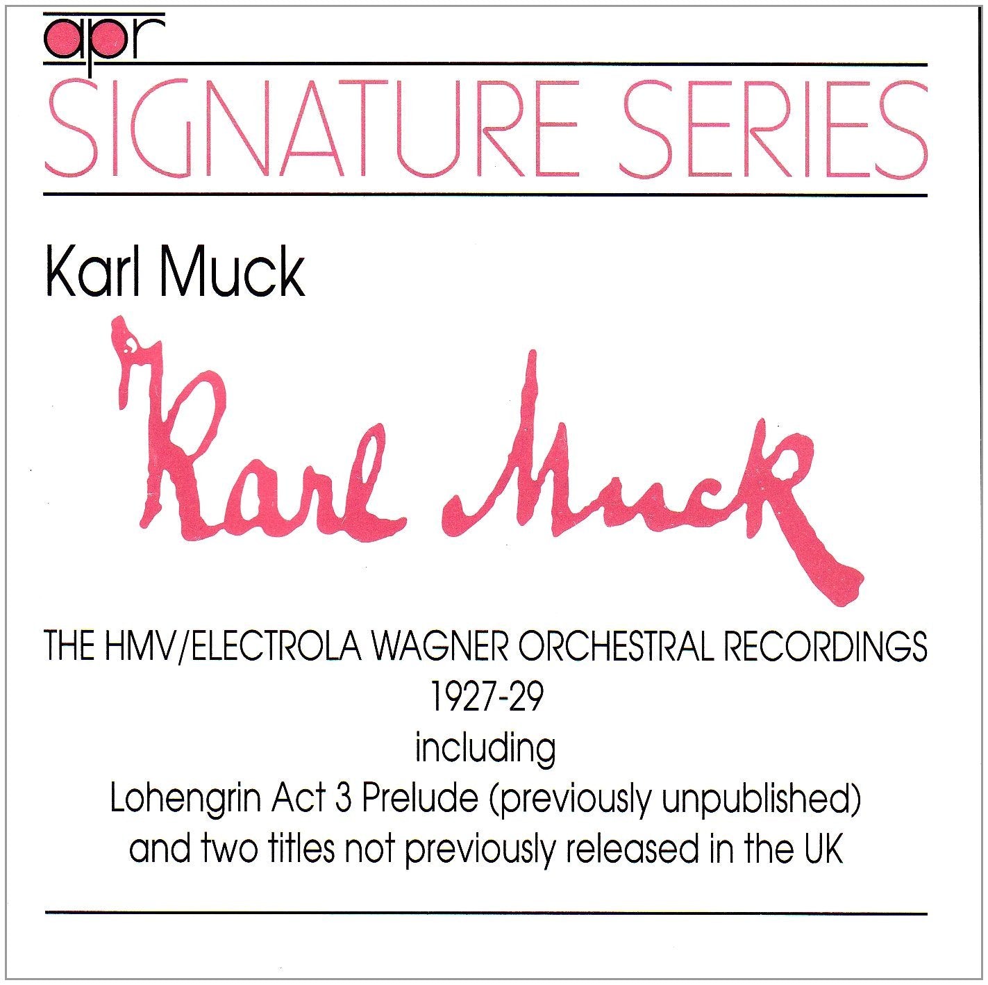 KarMuck Conducts Wagner Classical