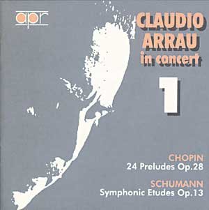 Claudio Arrau in Concert Vol.1 Classical