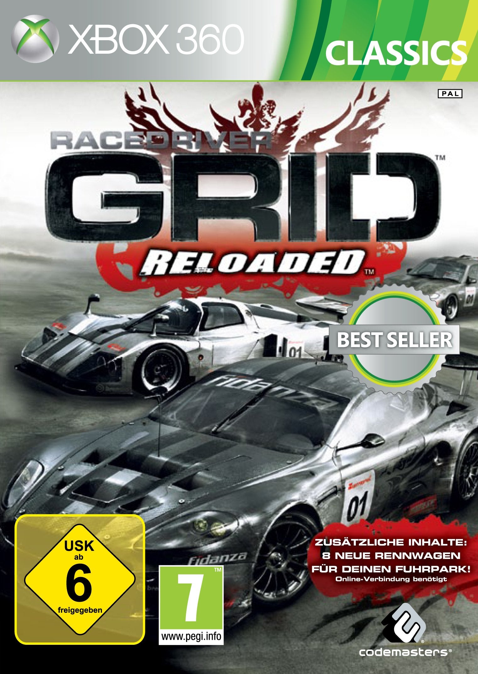 Race Driver Grid Reloaded - Classic Xbox 360