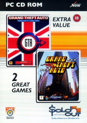 Grand Theft Auto & the Grand Theft Auto London Mission Pack #1 1969 (PC CD) by Rockstar Games PC