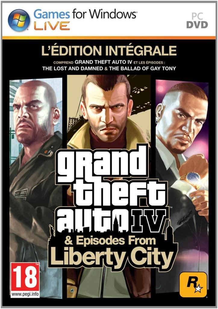 Grand Theft Auto IV & Episodes From Liberty City (Édition Intégrale French Import) PC
