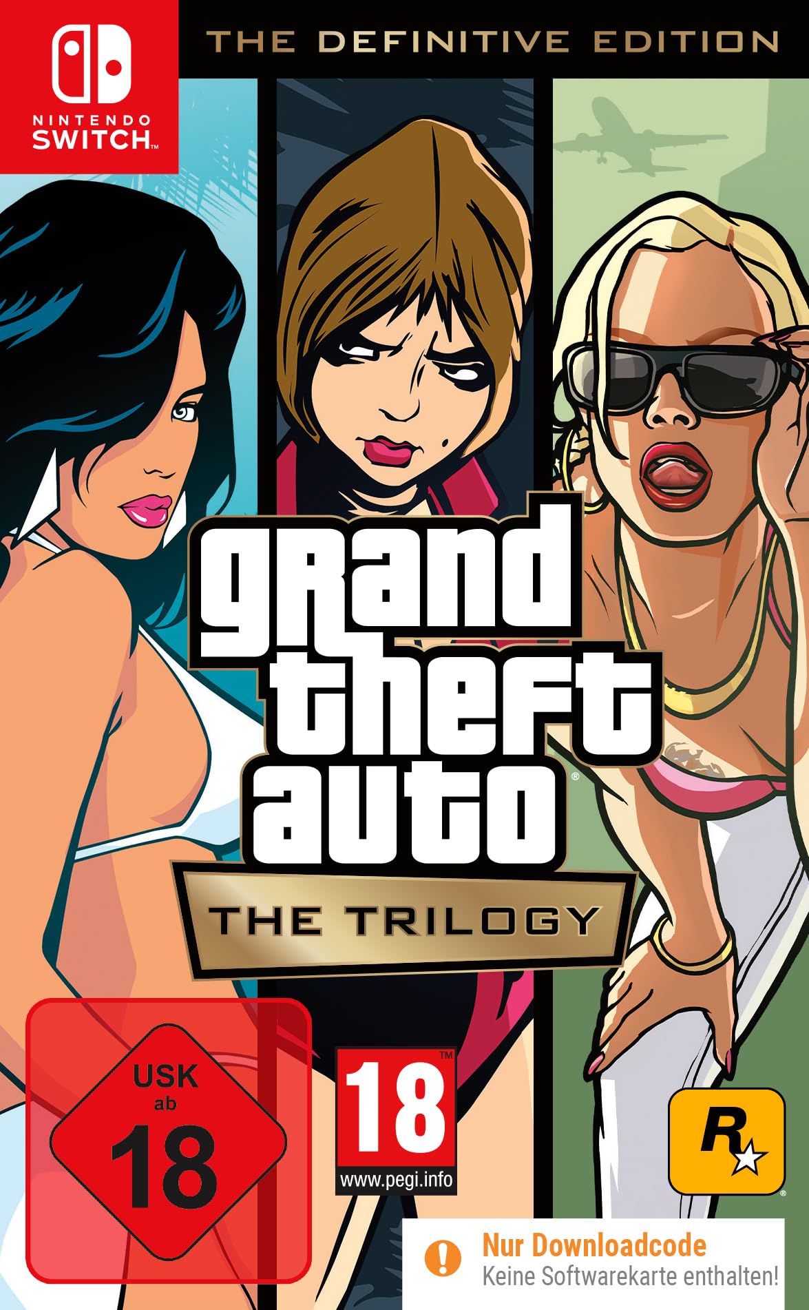 Grand Theft Auto: The Trilogy – The Definitive Edition (Code in the Box) Nintendo Switch