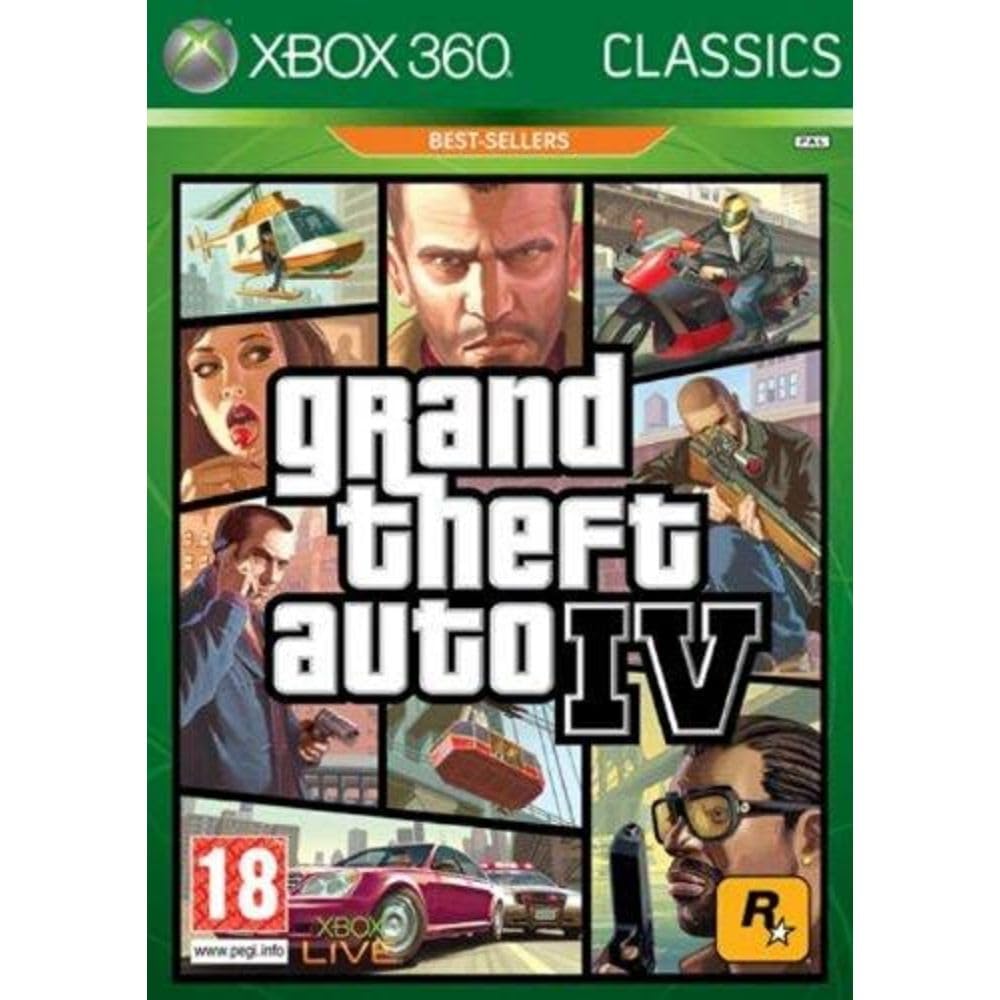 Grand Theft Auto 4 (GTA 4) (Classics) (French) Xbox 360 Xbox 360