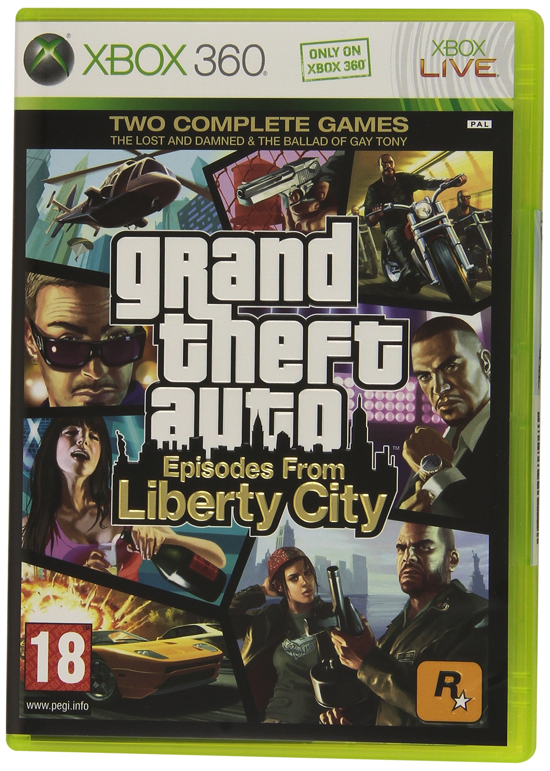 Grand Theft Auto GTA Episodes From Liberty City Game XBOX 360 Xbox 360