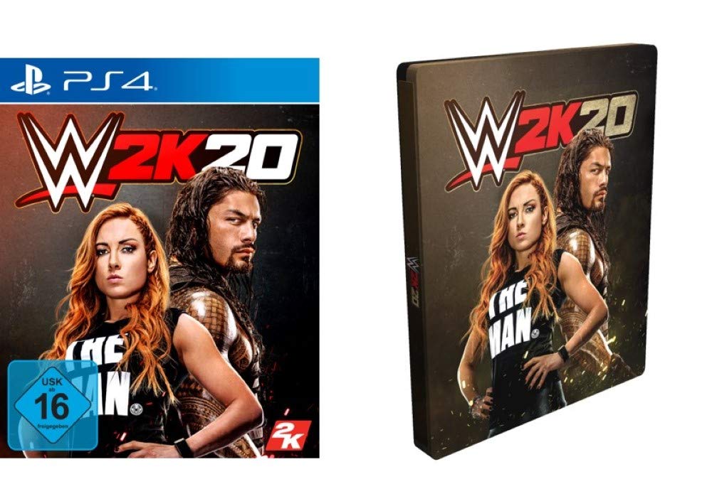 WWE 2K20 Standard Edition inkl. Steelbook (exkl. bei Amazon.de) - PlayStation 4