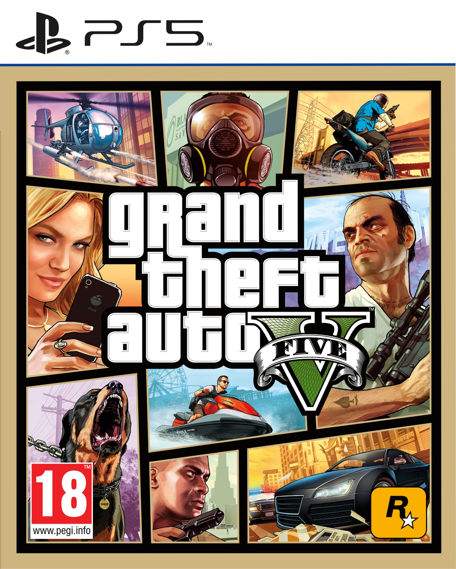 Take 2 GTA 5 - Grand Theft Auto V uncut Edition deutsche Verpackung für PlayStation 5