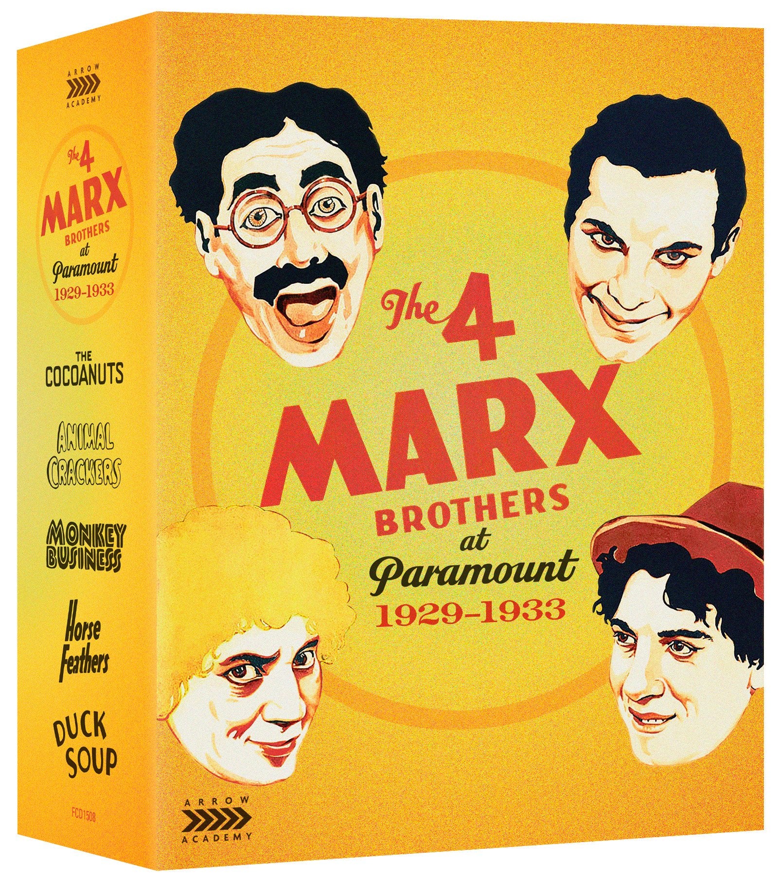 The 4 Marx Brothers At Paramount 1929 - 1933 Films