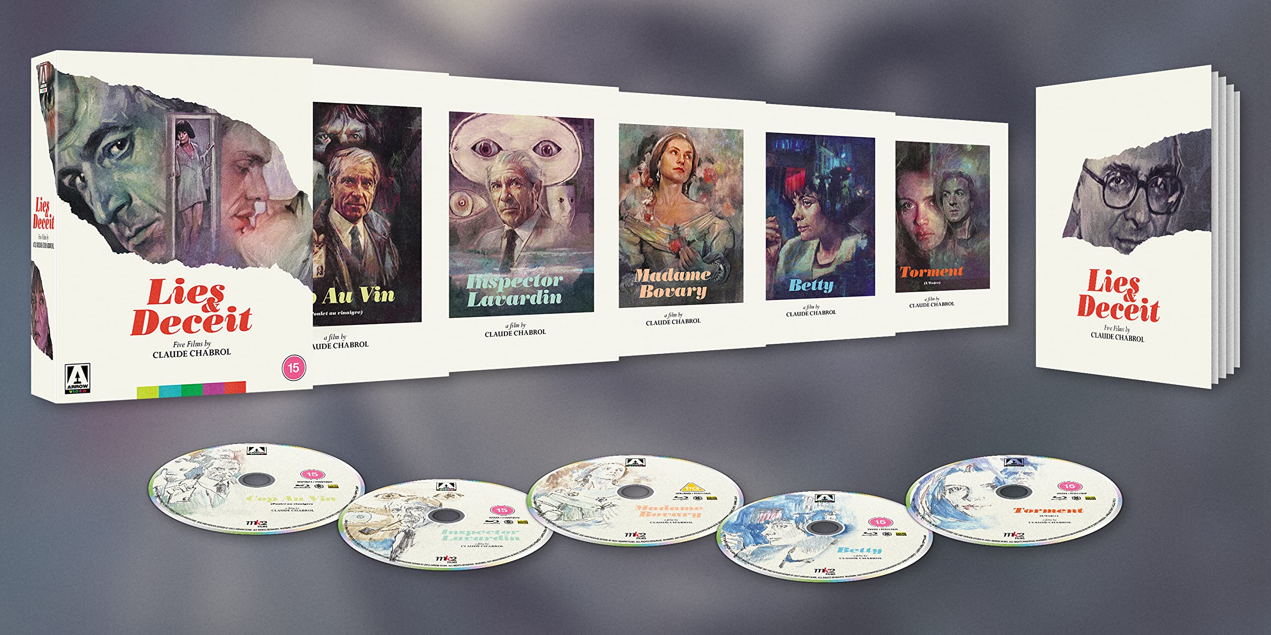 Arrow Video Lies and Deceit - Five Films by Claude Chabrol Films