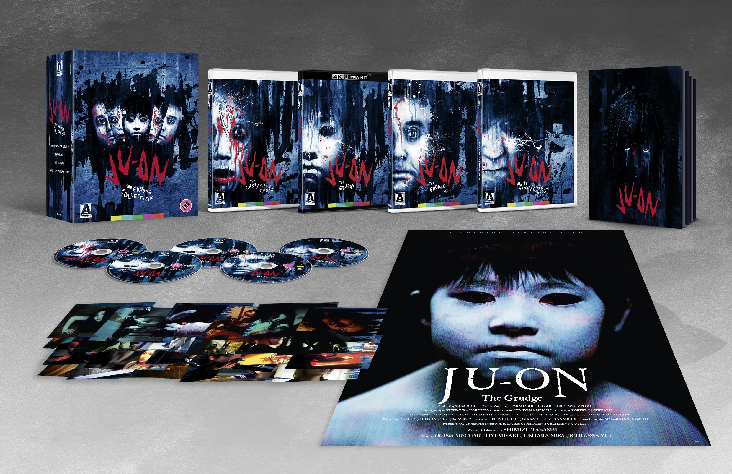 Ju-on: The Grudge Collection: The Curse / The Curse 2 / The Grudge 4K / The Grudge 2 / White Ghost / Black Ghost + (Keine deutsche Version) Movies