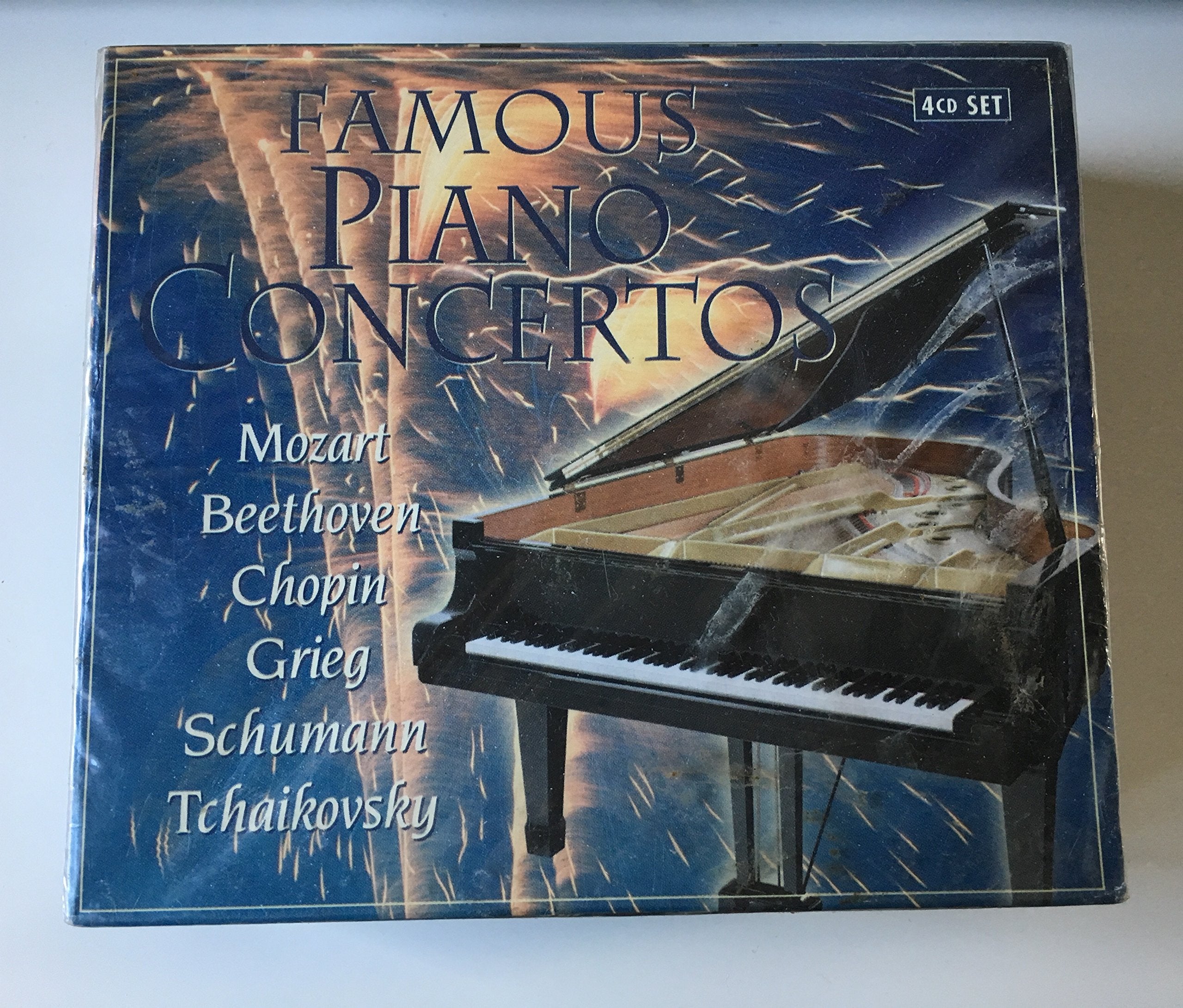 Famous Piano Concertos 4xCD : Various : Music