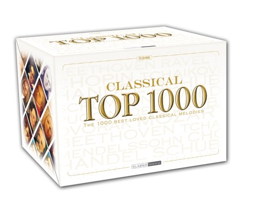 Classical Top 1000 - die 1000 schönsten Klassik-Melodien (75-CD-Box) Music