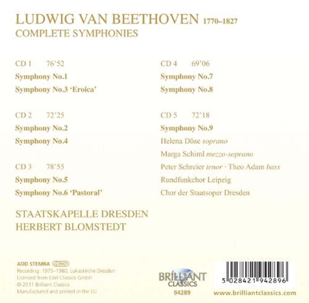 Sämtliche Sinfonien 1-9 (Ga) Classical