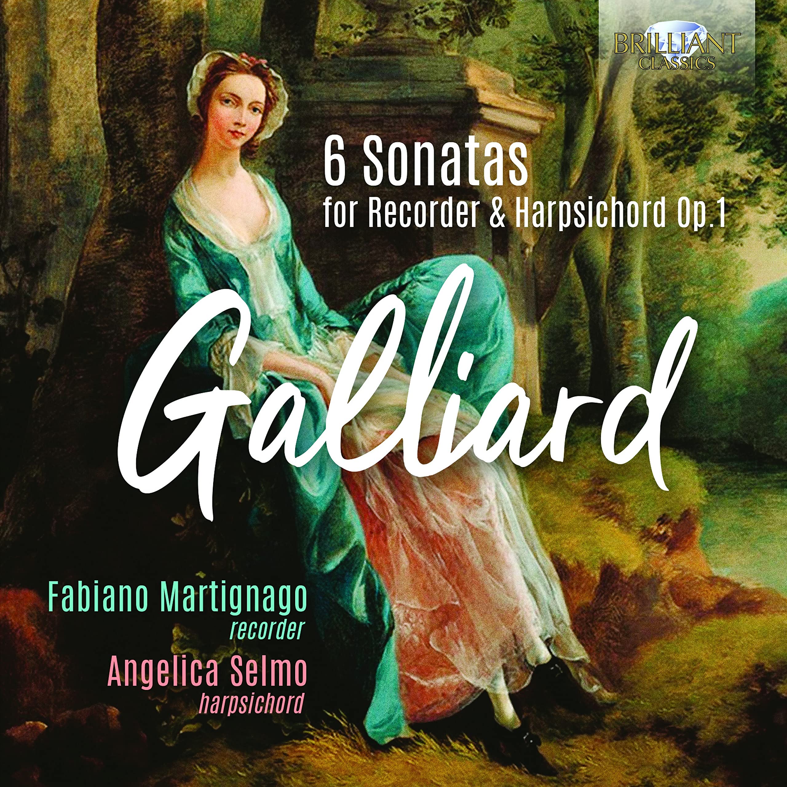 Galliard:6 Sonatas for Recorder & Harpsichord Op.1 Classical