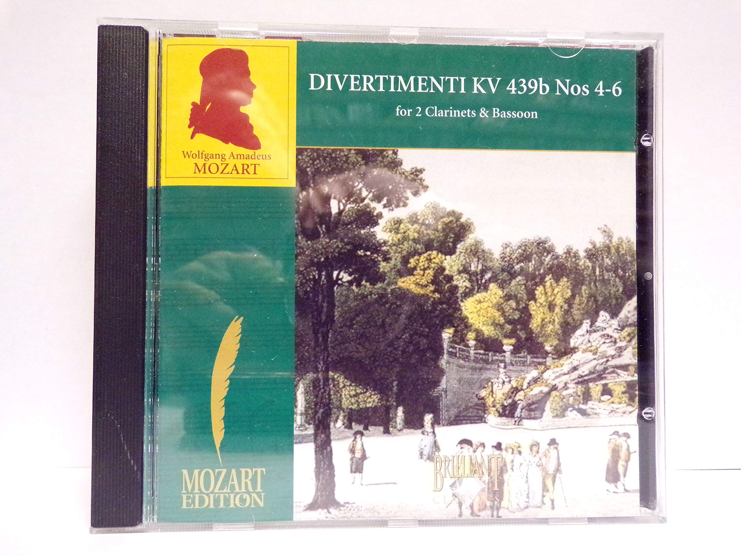 Divertimenti KV 439b Nos 4-6 for 2 Clarinets & Bassoon Music