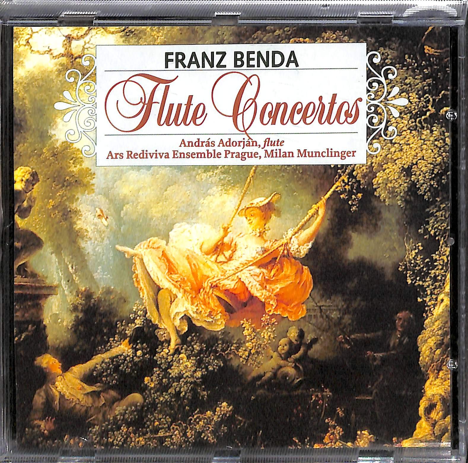 1-CD FRANZ BENDA - FLUTE CONCERTOS - ANDREAS ADORJAN / MILAN MUNCLINGER Music