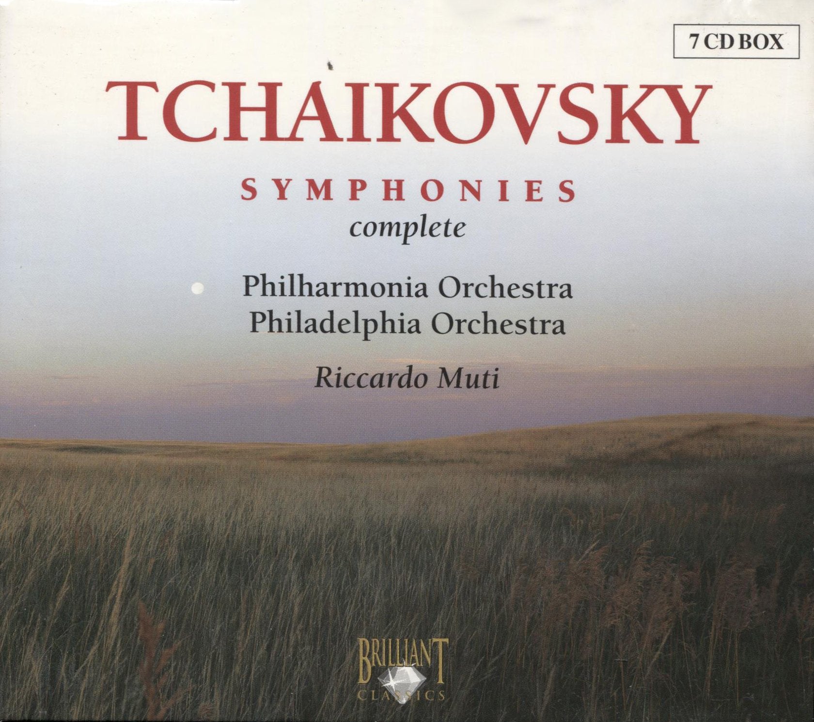 7-CD TCHAIKOVSKY - COMPLETE SYMPHONIES - PHILHARMONIA ORCHESTRA/RICCARDO MUTTI Music