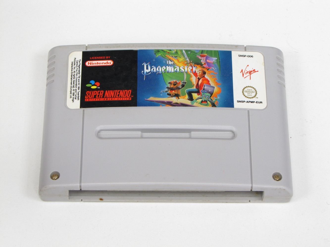 The pagemaster - Super Nintendo - PAL Older Consoles