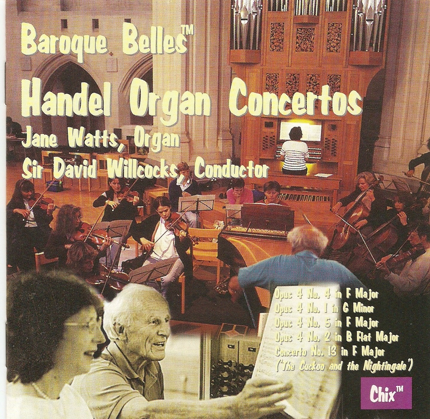 Handel: 5 Organ Concertos - Jane Watts, Sir David Willcocks Classical