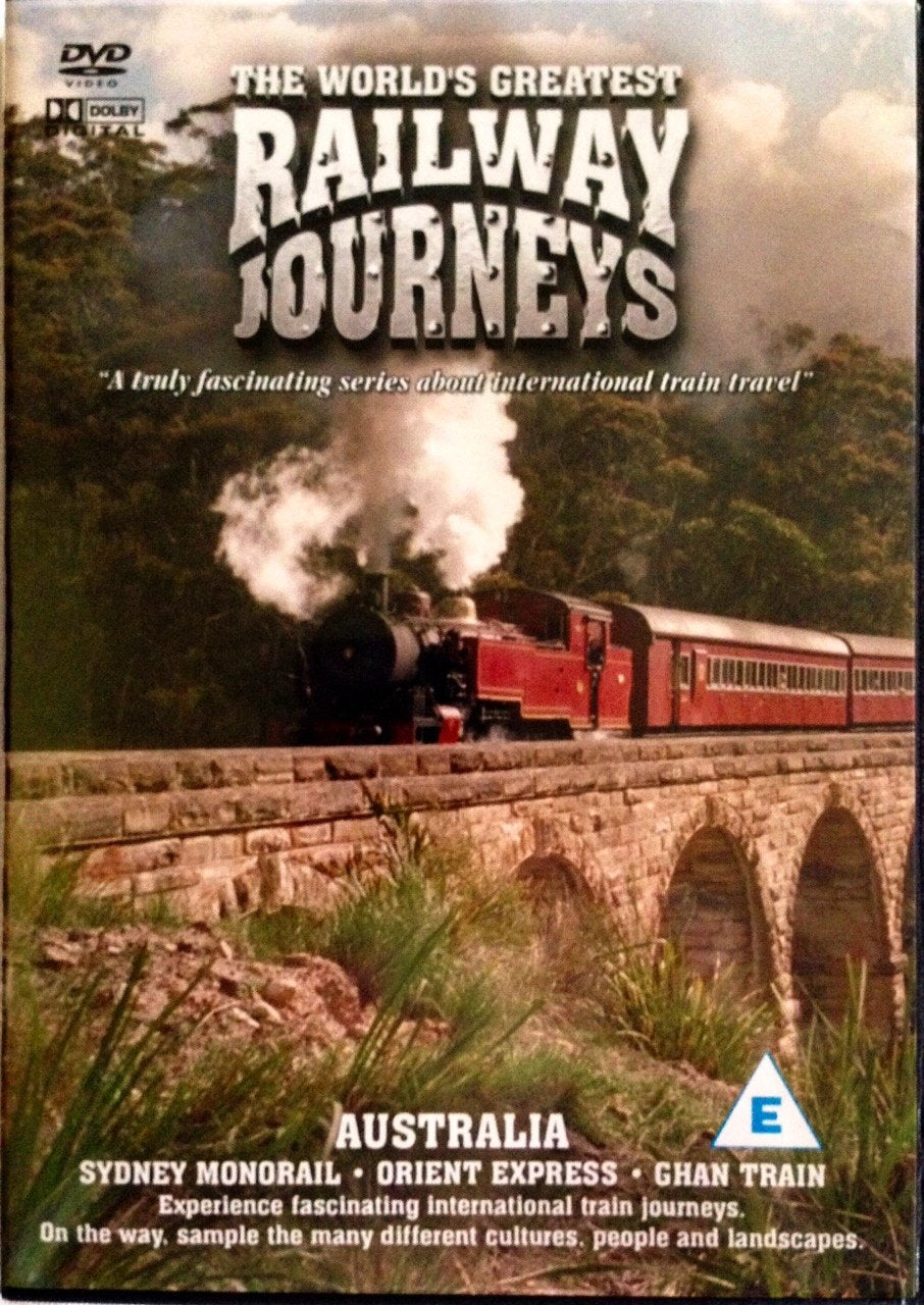 Australia (Dvd) - Sidney Monorail - Orient Express - Ghan Train - The World's Greatest Railway Journeys DVD Films