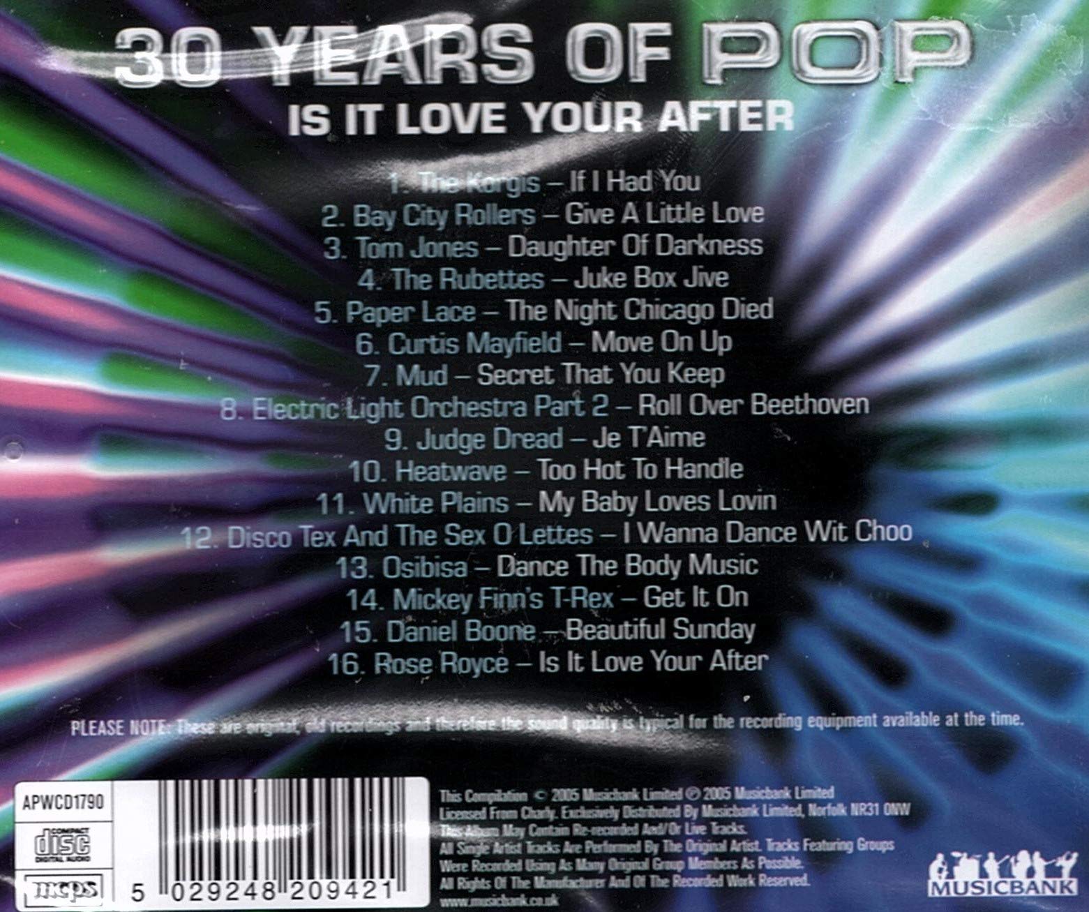 30 Years of Pop* Is It Love* Pop