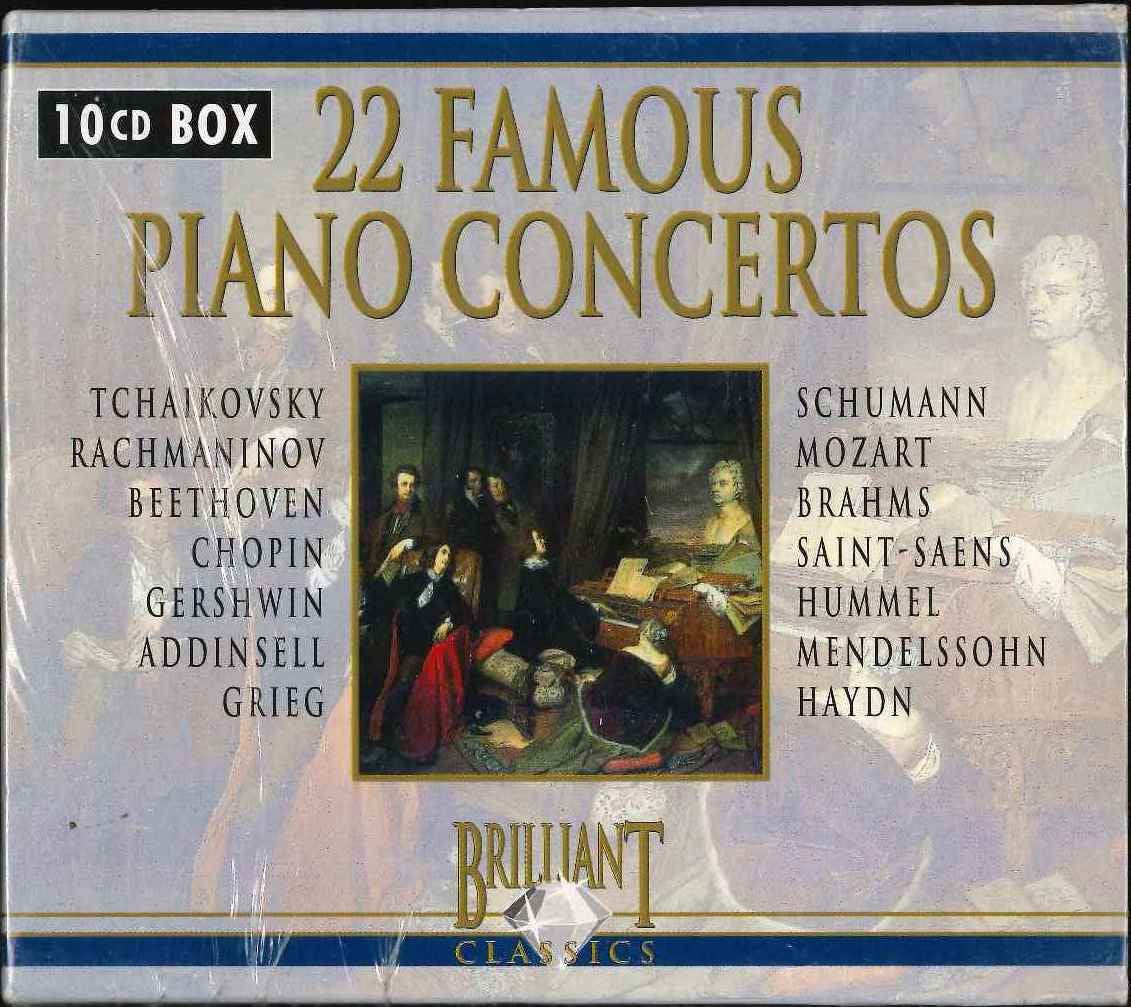 22 Famous Piano Concertos Classical