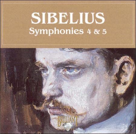 1-CD SIBELIUS - SYMPHONIES 4 & 5 - BERLINER SINFONIE ORCHESTER / KURT SANDERLING Music